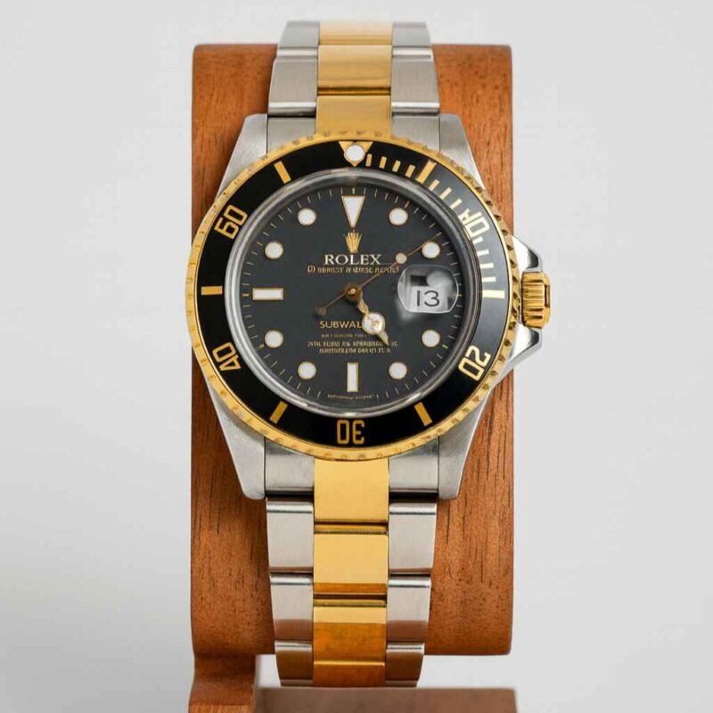 Rolex Submariner Watch Black Dial